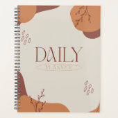 Planificateur quotidien minimaliste" Productivité (Devant)