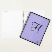 Planificateur quotidien Monogram avec couverture d (Devant avec enveloppe)