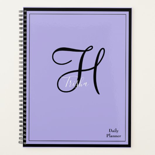 Planificateur quotidien Monogram avec couverture d (Devant)