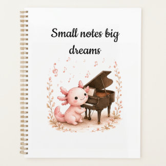 Planificateur quotidien Pastel Axolotl