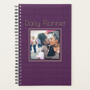 Planificateur quotidien petit - Motif Aemthyst de