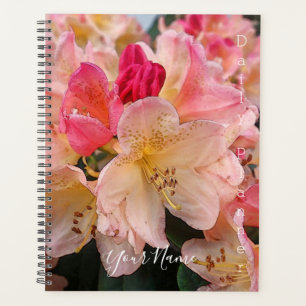 Planificateur quotidien photo avec Rhododendron -