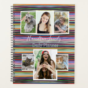 Planificateur quotidien photo - Dégradé multicolor