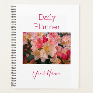 Planificateur quotidien Photo Rhododendron Rose -