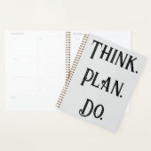 Planificateur quotidien - Plan de réflexion Faire  (Devant avec enveloppe)