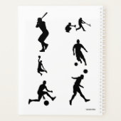 Planificateur quotidien pour enfants - Thème sport (Dos)