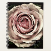 Planificateur quotidien - Rose Vintage - HAMbWG (Devant)