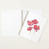 Planificateur Red Poppies (Devant avec enveloppe)