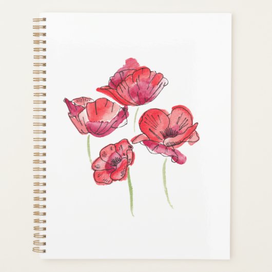 Planificateur Red Poppies (Devant)