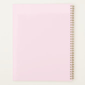 Planificateur Rose Chargement d'Été (Dos)
