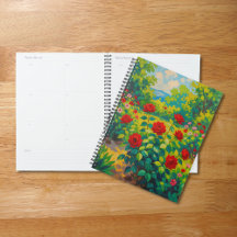 Planificateur Roses Rouges