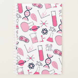 Planificateur scientifique rose