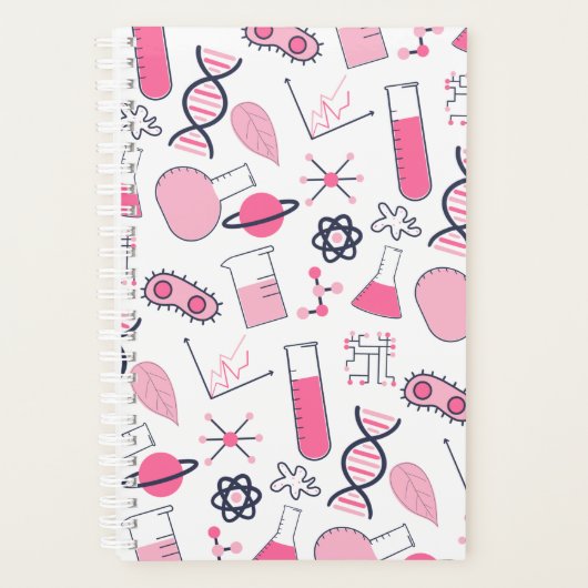 Planificateur scientifique rose (Devant)