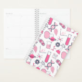 Planificateur scientifique rose (Devant avec enveloppe)
