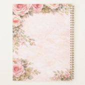 Planificateur Shabby Chic Roses (Dos)