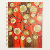 Planificateur Spiral Arbre Abstrait (Devant)