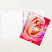 Planificateur Spiral Bloom rose (Devant avec enveloppe)