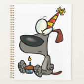 Planificateur Spiral Chien Anniversaire (Devant)