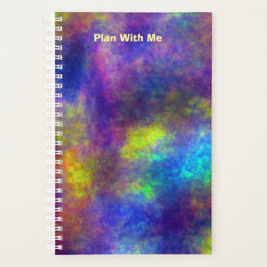 Planificateur Spiral De Travail De Dye (Devant)