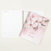 Planificateur Spiral Personnalisable Apple Blossom (Devant avec enveloppe)