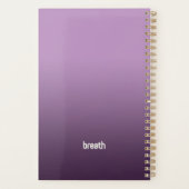 Planificateur Spirale Violette – Respiration 2026 (Dos)