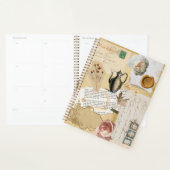 Planificateur Stickers Journal vintage (Devant avec enveloppe)