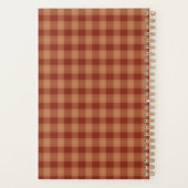 Planificateur Tartan Brun (Dos)