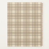 Planificateur Tartan doux (Dos)