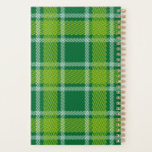 Planificateur Tartan Vert (Dos)