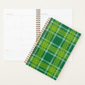 Planificateur Tartan Vert (Devant avec enveloppe)