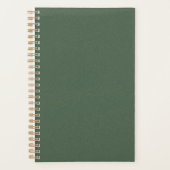 Planificateur Texturé Vert 5,5x8,5 pour Maison ou  (Devant)