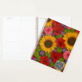 Planificateur Tournesol et Rose (Devant avec enveloppe)
