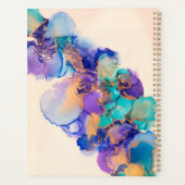 Planificateur Turquoise or et violet (Dos)