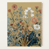 Planificateur vintage de fleurs de William Morris (Dos)