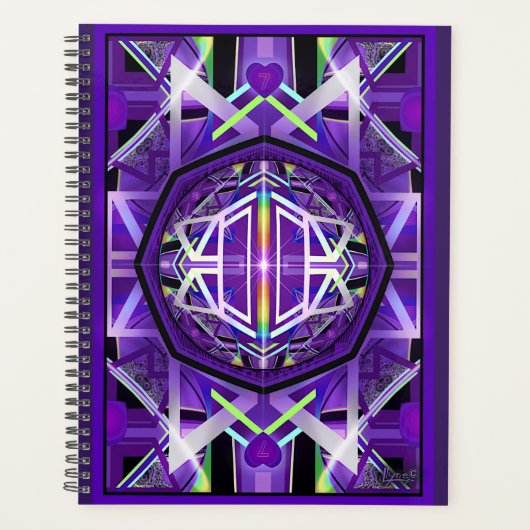 Planificateur W3 violet (Devant)