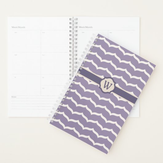 Planificateur Zigzag Flourissant (Devant avec enveloppe)