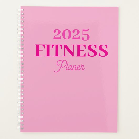 Planification de fitness 2025 (Devant)