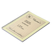 Planification de mariage de carnet d'auteur de (Côté gauche)