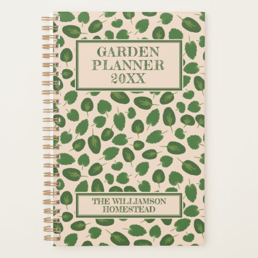 Planification du jardin Boho Nature Rustique Vert (Devant)