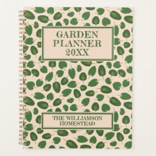 Planification du jardin Boho Nature vert rustique