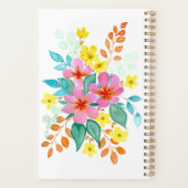 "Planifier les choses" Aquarelle Floral Planner (Dos)