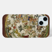  Planisfeer hemelkaart door Peter Apian Case-Mate iPhone Case (Achterkant (horizontaal))