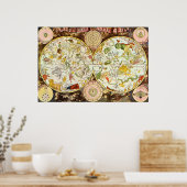 Planisphæ ri Coeleste : Astrologie - Poster (Cuisine)