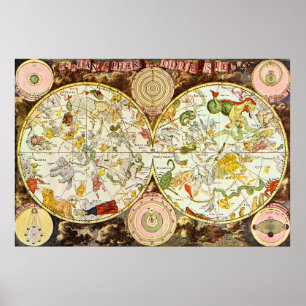 Planisphæri Cœleste : Astrologie - affiche