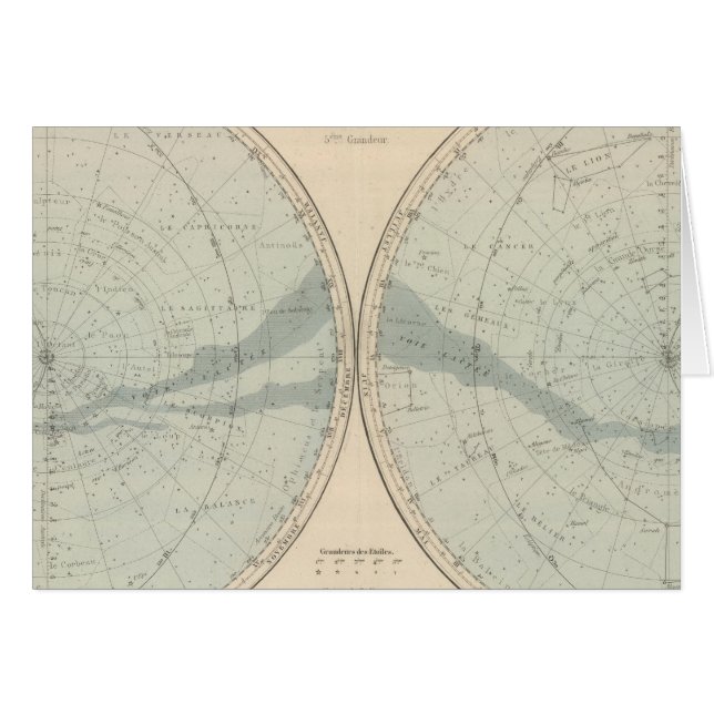 Planisphere Celeste Hemisphere (Voorkant Horizontaal)