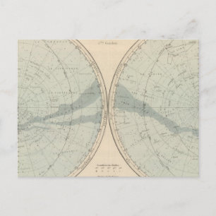 Planisphere Celeste Hemisphere Briefkaart