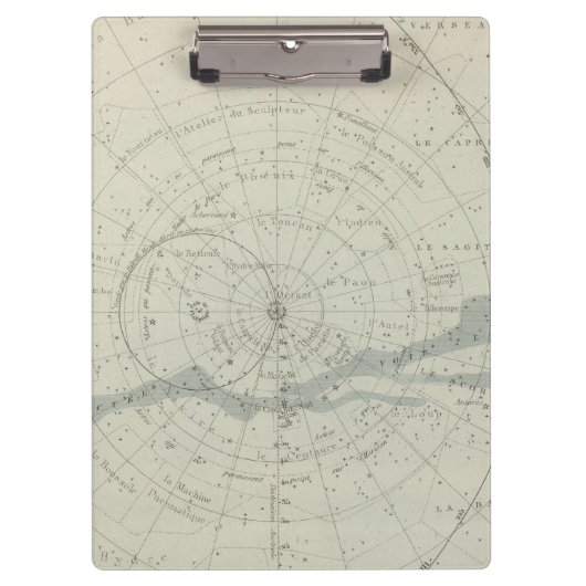 Planisphere Celeste Hemisphere Klembord (Voorkant)