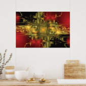 Planisphere. Poster (Keuken)