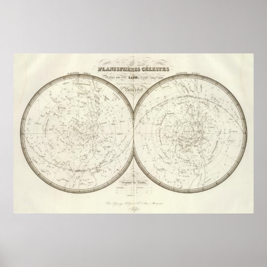 Planispheres celestes - Celestial Poster (Voorkant)