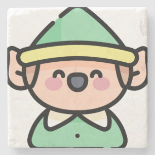 plank stenen onderzetter